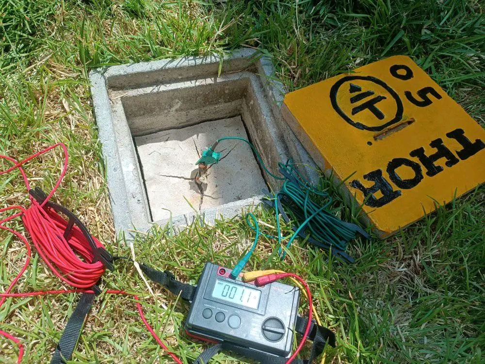 Instalación de sistema de pozo a tierra